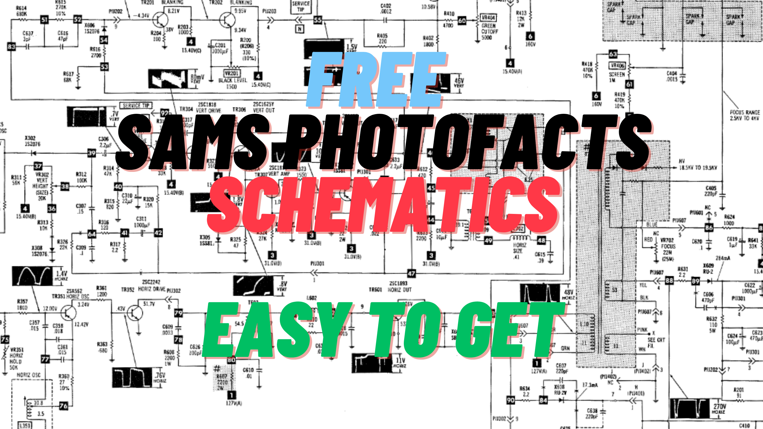 Free Sams Photofacts Schematics Form Local Library. Steven Rhine