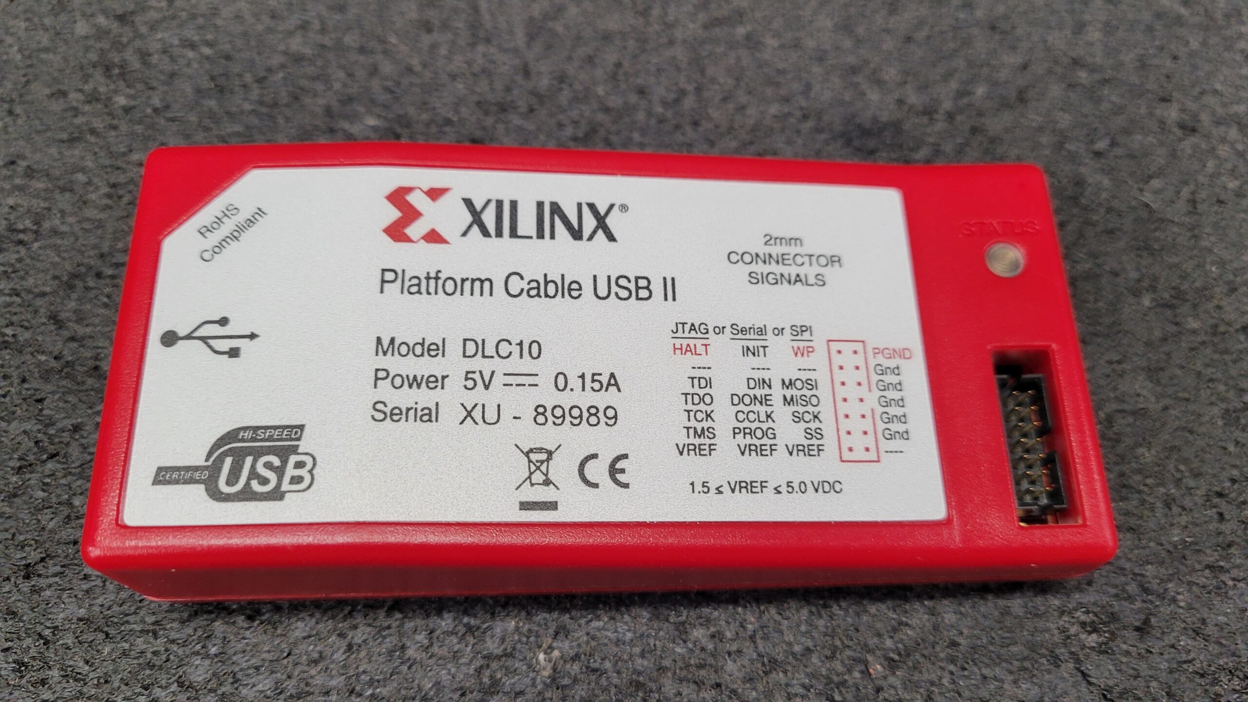 Xilinx Platform Cable USB II DLC10 Teardown - Steven Rhine - Rhine Labs ...